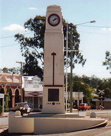 Goomeri War Memorial Clock - Accommodation Resorts 0