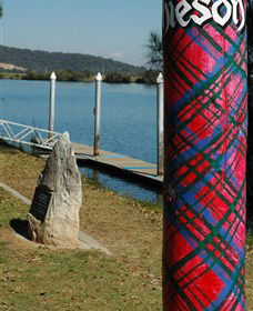 Maclean Tartan Power Poles - Accommodation Resorts 1