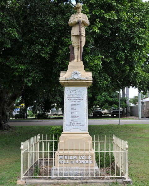 Miriam Vale War Memorial - Accommodation Resorts 1