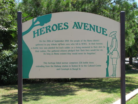 War Memorial And Heroes Avenue, Roma - Accommodation Resorts 2
