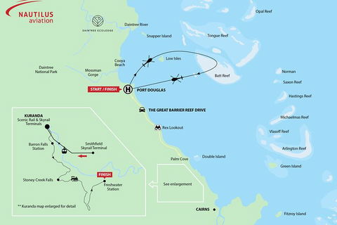 Day Tour To Kuranda, Rainforest And Port Douglas With Flight - Accommodation Resorts 1