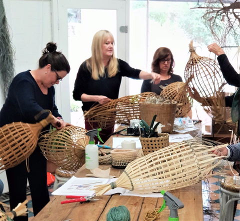 Fish Trap Lampshade Weaving - Accommodation Resorts 0