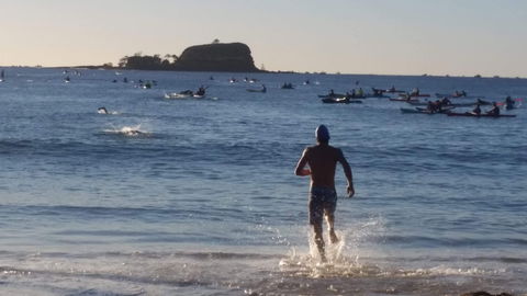 Island Charity Swim - Accommodation Resorts 1
