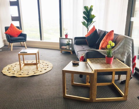 Stylish 2BR With Stunning Views - Sydney Olympic Park - Accommodation Resorts 1