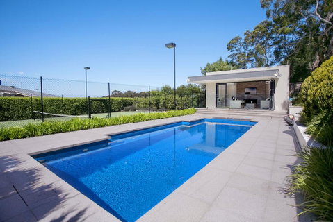 Vue De La Mer Luxury Family Retreat With Tennis Court, Pool, Spa, Water Views - Accommodation Resorts 3