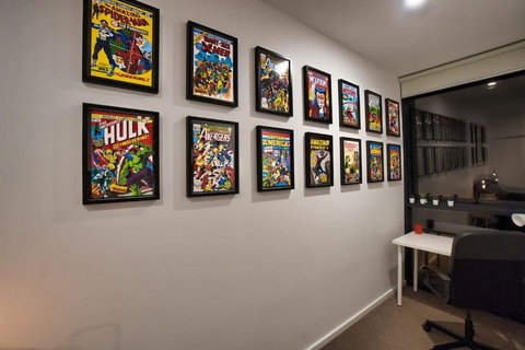 DC Vs Marvel Theme Ft Arcade Machine Pool Gym Sauna BBQ - Accommodation Resorts 4