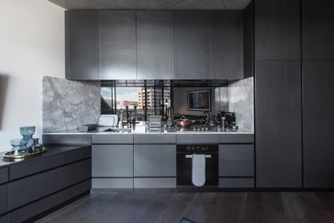 Monochrome And Matte - Sophisticated Loft Living - Accommodation Resorts 2