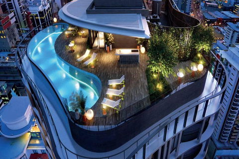 Rooftop Pool Stunning Apartment Queen Street - Accommodation Resorts 2