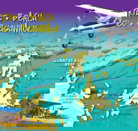 Scenic Flight - Great Barrier Reef Heart Reef Whitehaven Beach  Hill Inlet - Accommodation Resorts