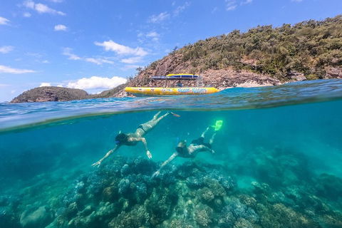 Great Barrier Reef Scenic Flight And Ocean Rafting Whitehaven Beach Day Trip - Accommodation Resorts 0
